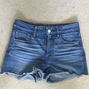 American Eagle Hi-Rise Super Stretch Jean Shorts